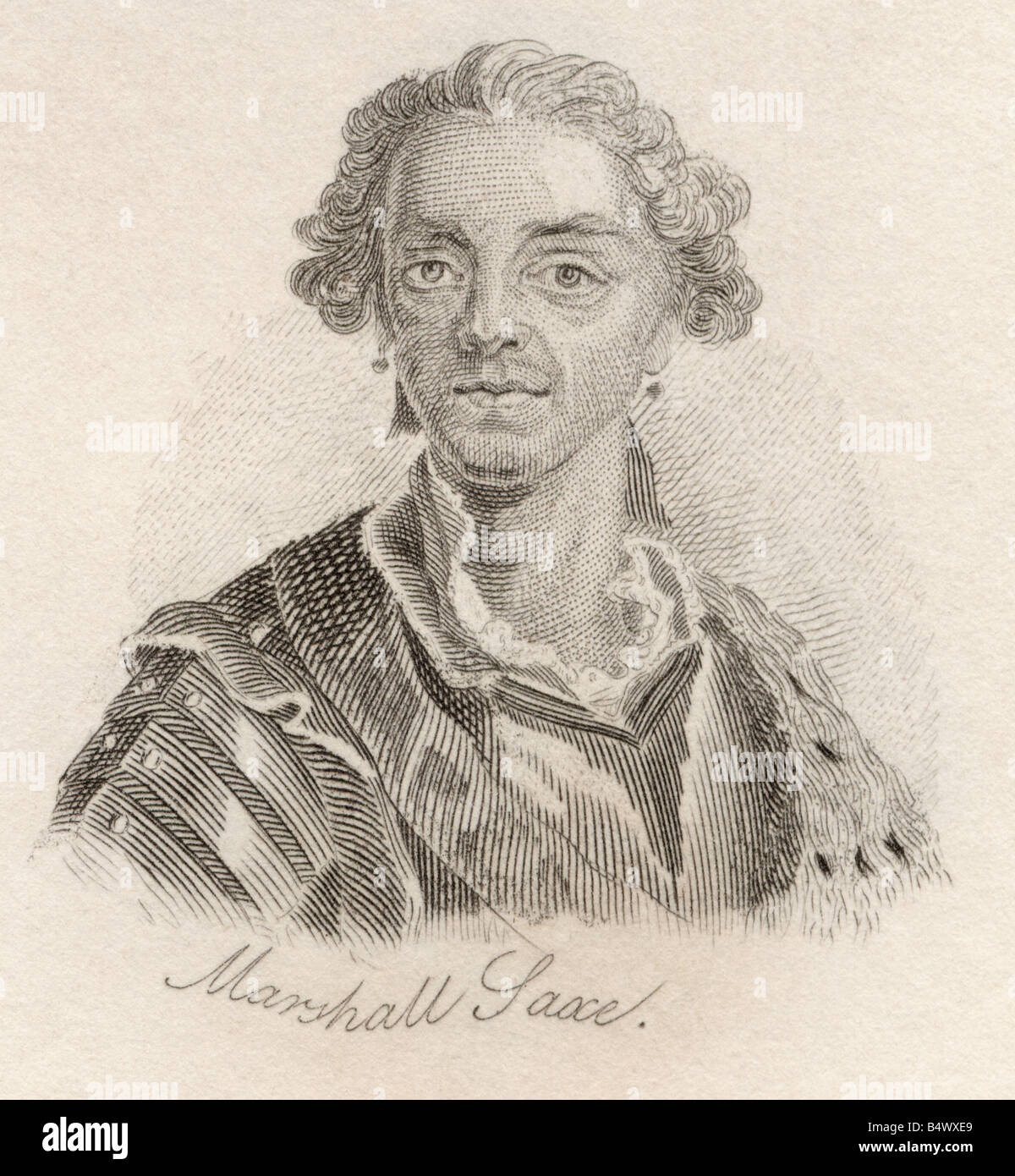 Hermann Maurice Saxe, Count of Saxony, 1696 1750. Marshal of France