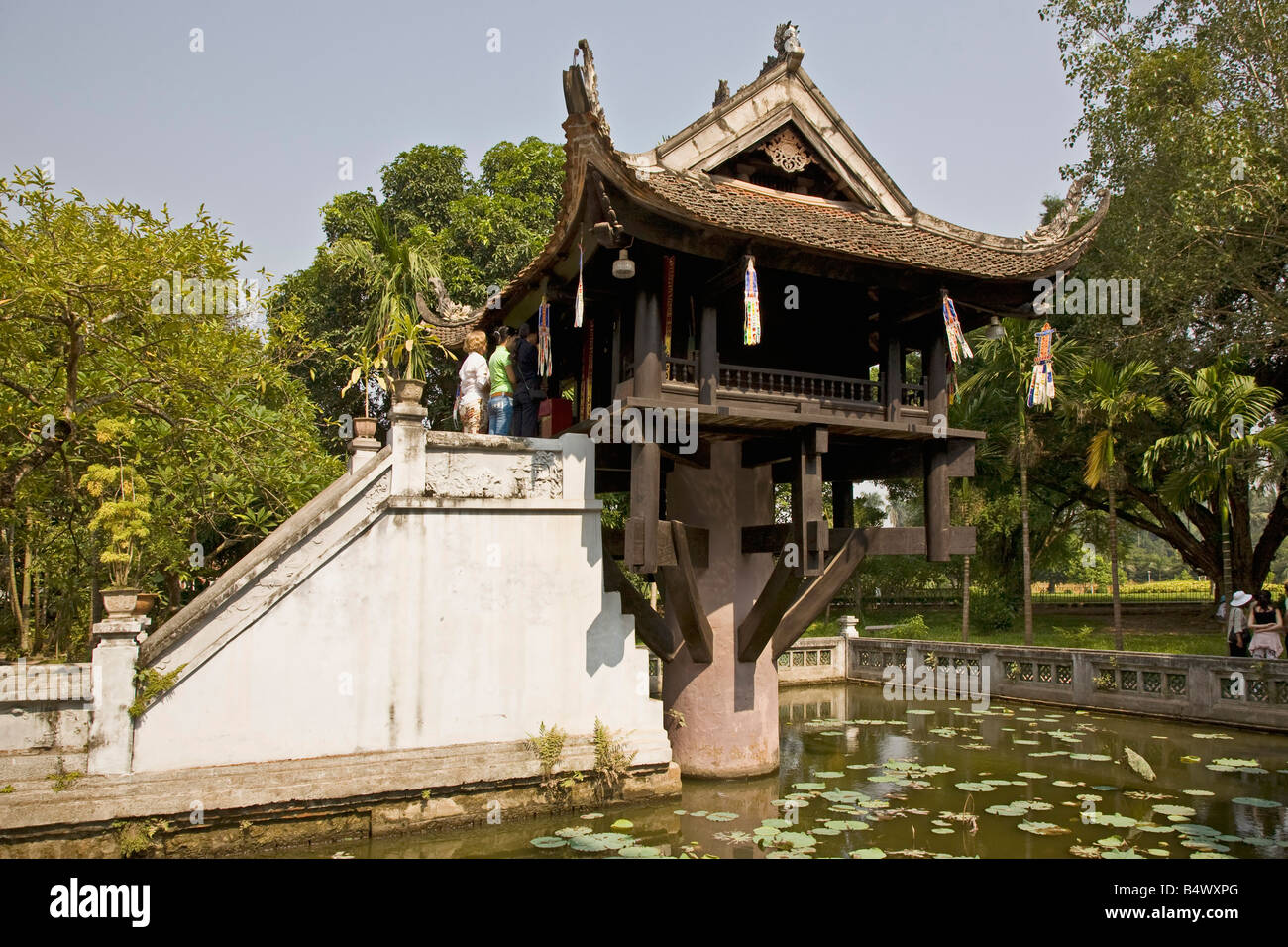 One Pillar Pagoda Hanoi north Vietnam Stock Photo Alamy