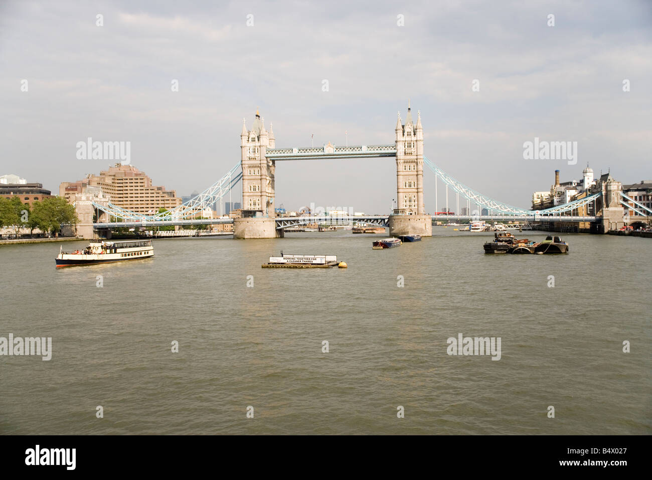 Tower Bridge and the River Thames in central London Stock Photo Alamy