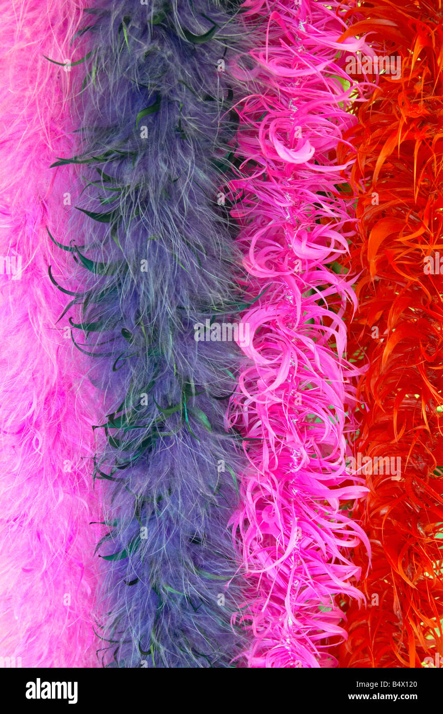 Feather Boas Stock Photo Alamy