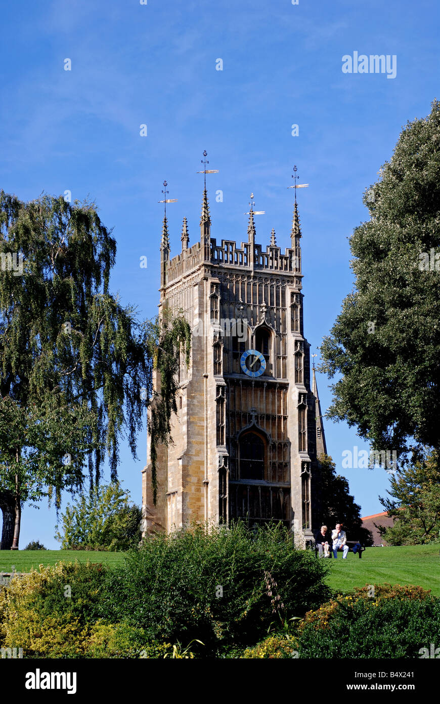 Abbey Bell Tower, Evesham, Worcestershire, England, UK Stock Photo Alamy