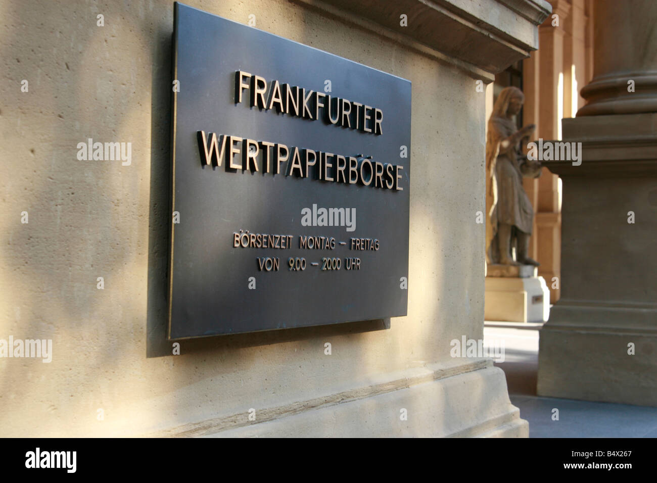 frankfurt stock exchange Stock Photo