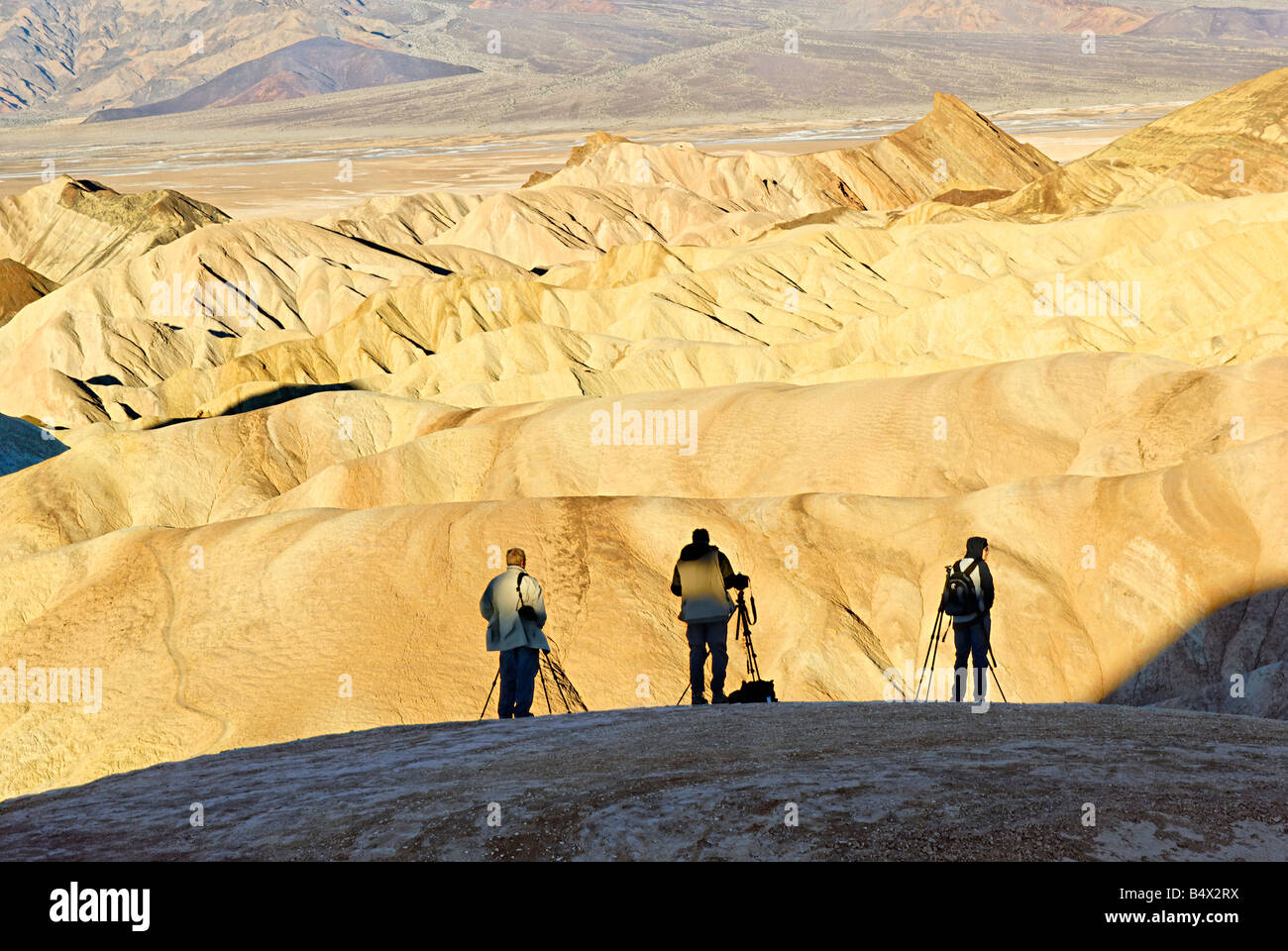 Zabriskie point trio photo group horizontal hires stock photography