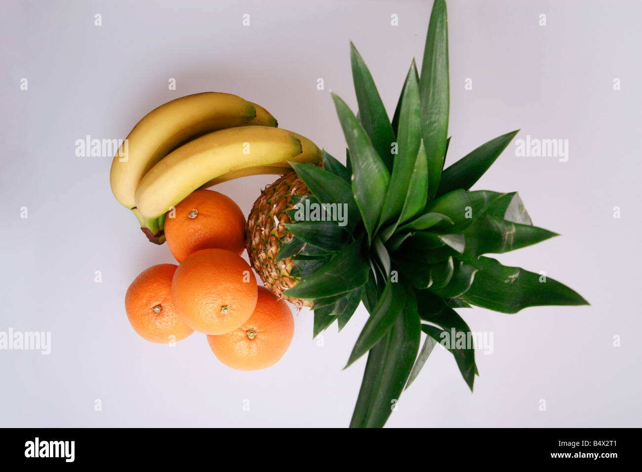set of exotic fruits Stock Photo