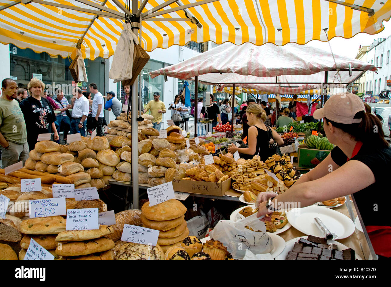 Portobello Road Market Notting Hill London Stock Photo Alamy