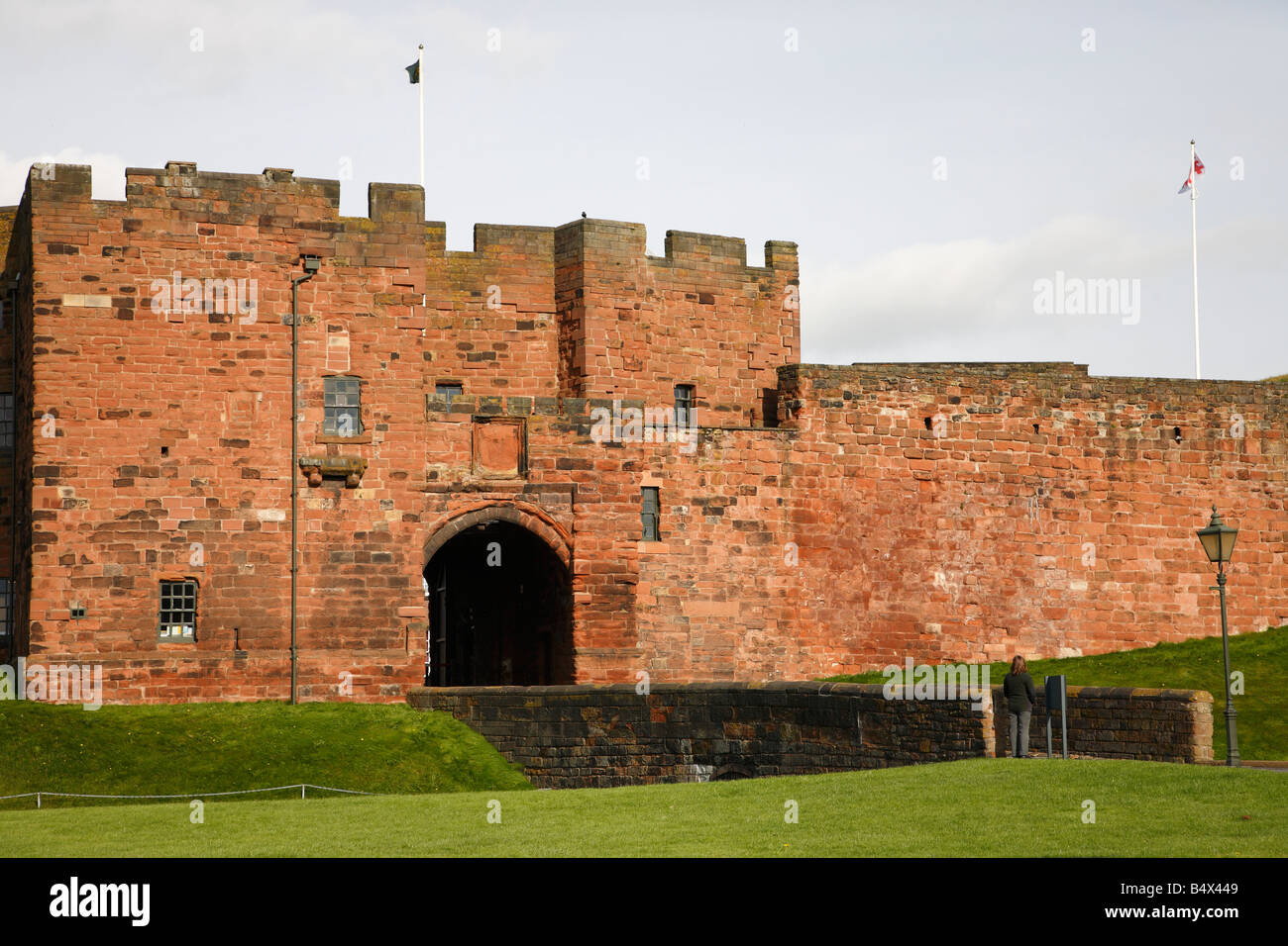 Carlisle Castle Gate House. Carlisle, Cumbria, England, United Kingdom. Stock Photo