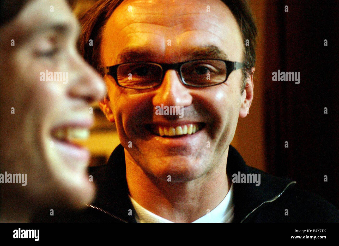 Film After 28 Days director Danny Boyle and actor Cillian Murphy Stock Photo