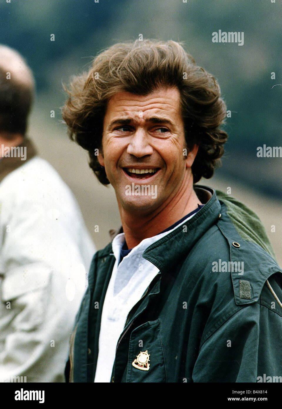 mel gibson actor filming braveheart in glen nevis scotland wearing