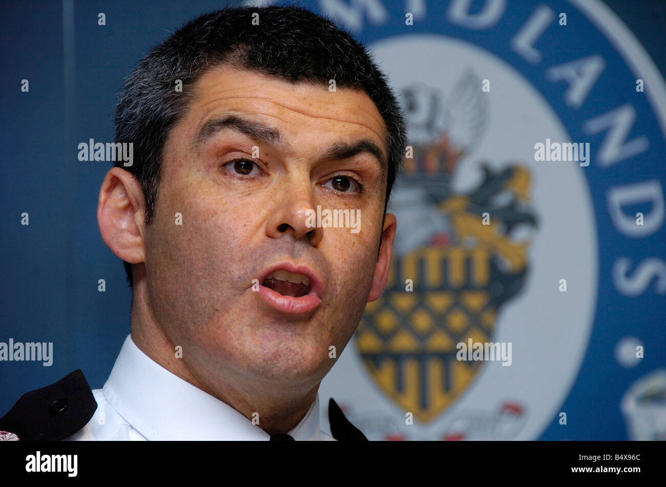 Acting Chief Constable David Shaw at the West Midlands Police press conference in Birmingham.&#13;&#10;31st January 2007 Stock Photo