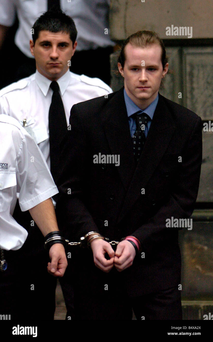 Luke Mitchell leaves Edinburgh court of appeal Mitchell is serving a minimum of 20 years imprisonment for the murder of his girlfriend Kimberley Thompson in 2003 10 10 2006 Stock Photo