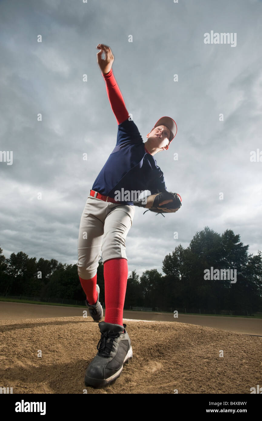 Throwing Baseball High Resolution Stock Photography and Images Alamy