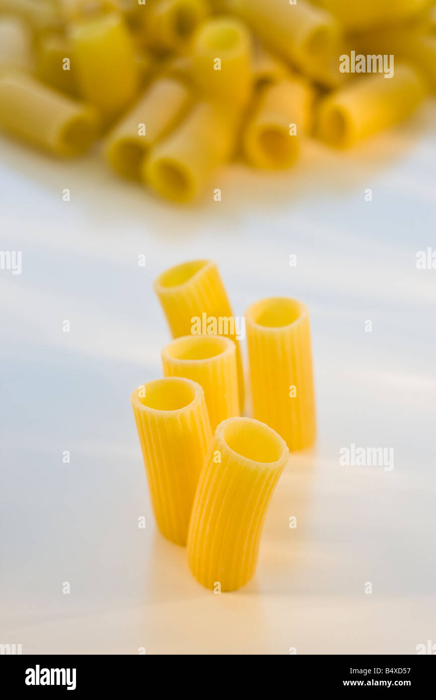 Close up of dry pasta Stock Photo