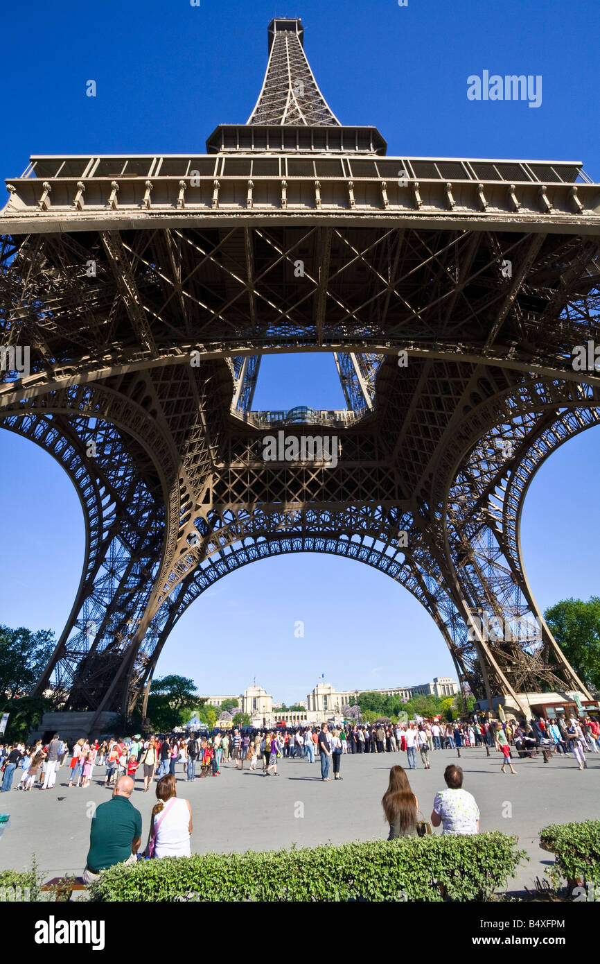 the Eiffel Tower Paris France Stock Photo