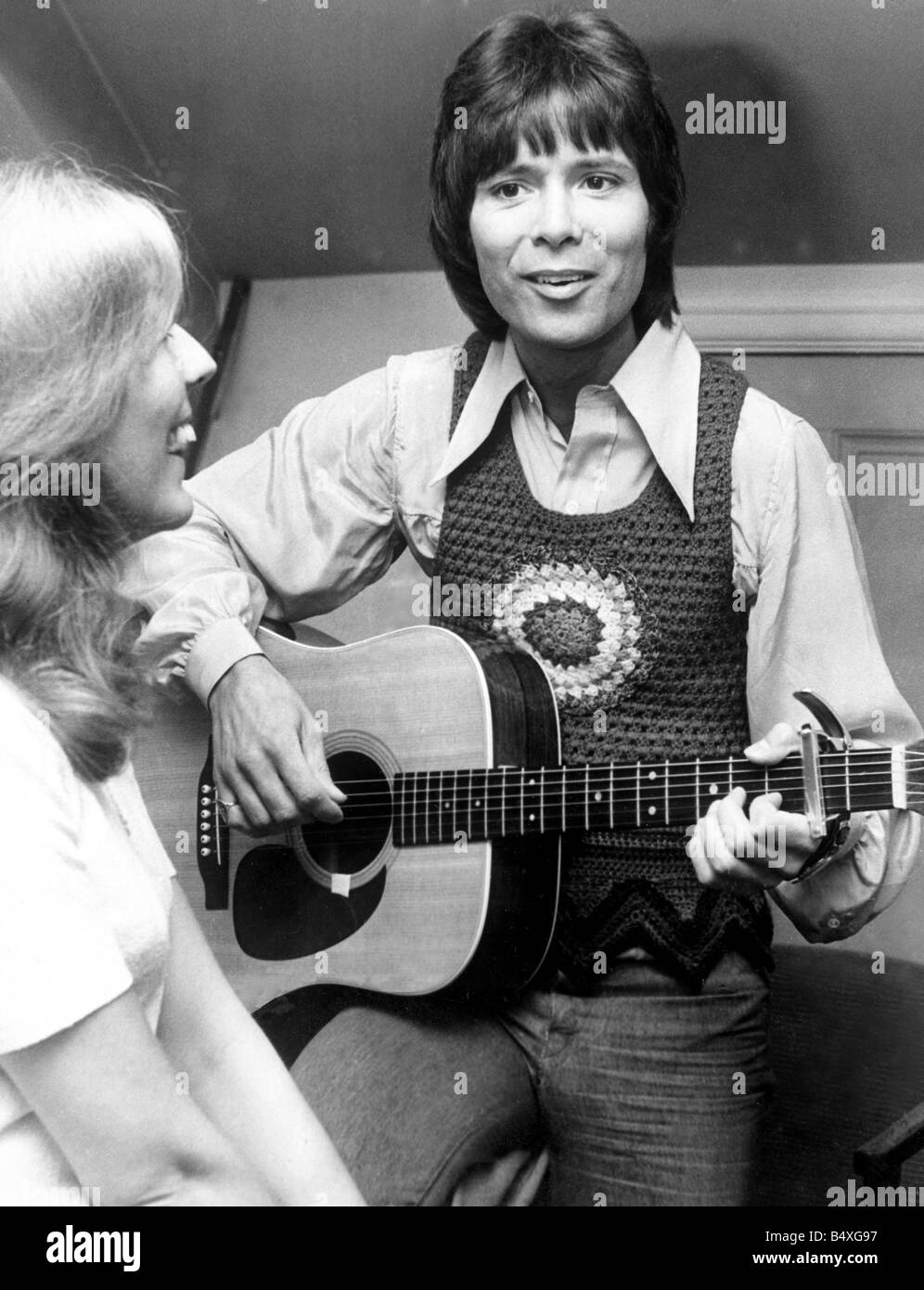 Cliff Richard gave two gospel concerts at the Central Hall, Coventry where over 2,000 fans turned up. It raised over ú2,000 for Stock Photo