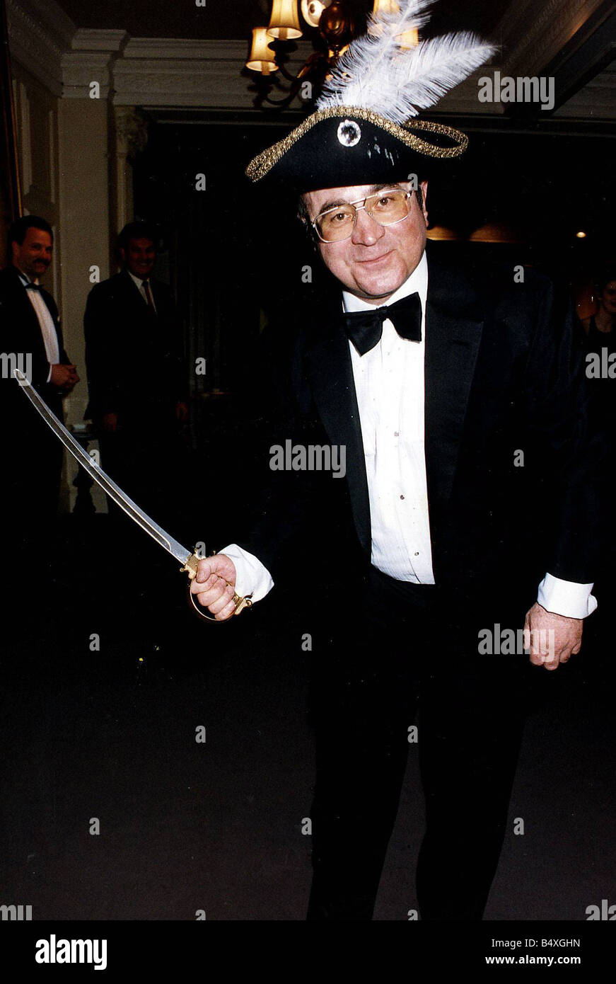 Bob Hoskins Actor at Party for New film Hook Stock Photo