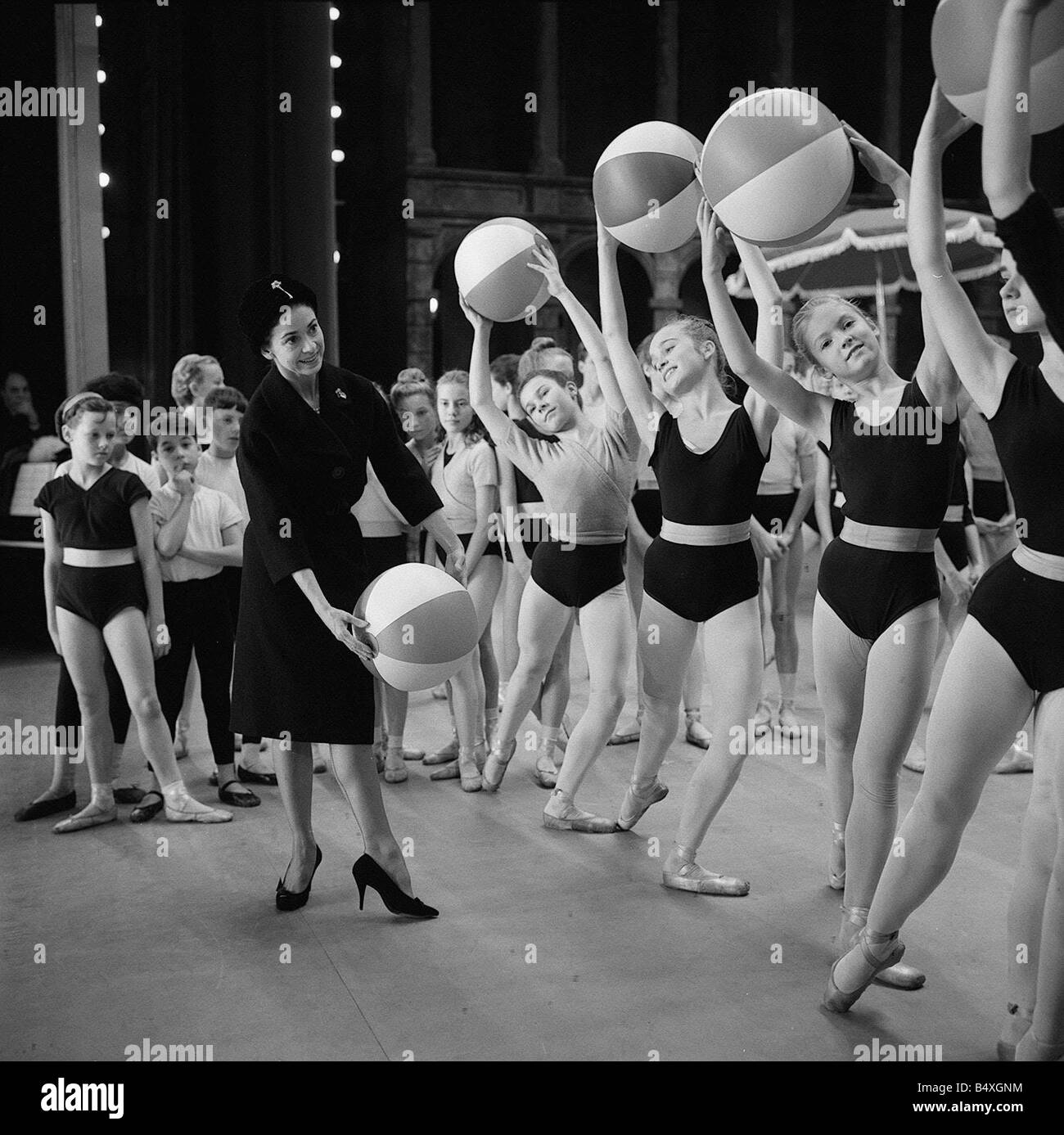 Margot Fonteyn 1960 Dame Margot Fonteyn 1919 91 British prima ballerina Pres of the Royal Academy of Dancing 1954 91 DBE in 195 Stock Photo