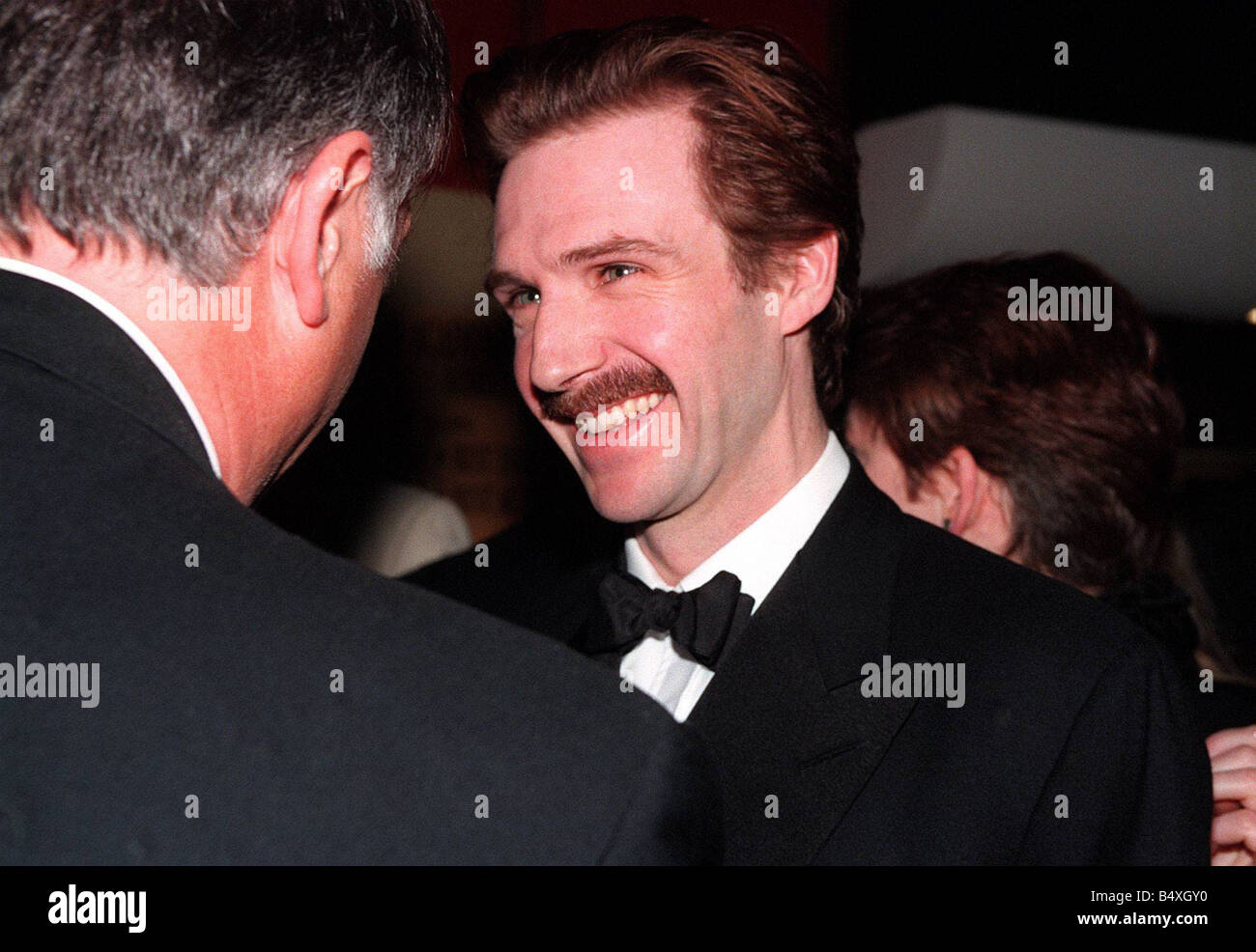 Ralph Fiennes at a party at Cafe Royal London Stock Photo