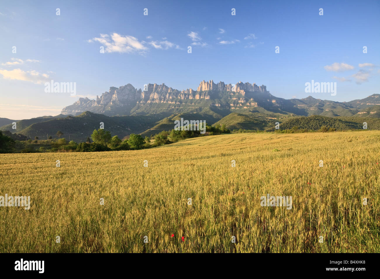 Sierra de Montserrat Catalunya Cataluña Spain Stock Photo