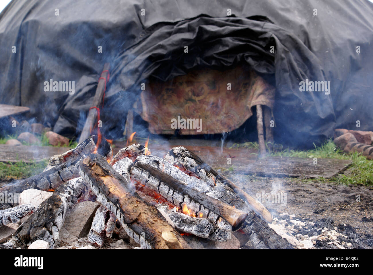 aboriginal sweat lodge Saint Norbert Manitoba Stock Photo - Alamy