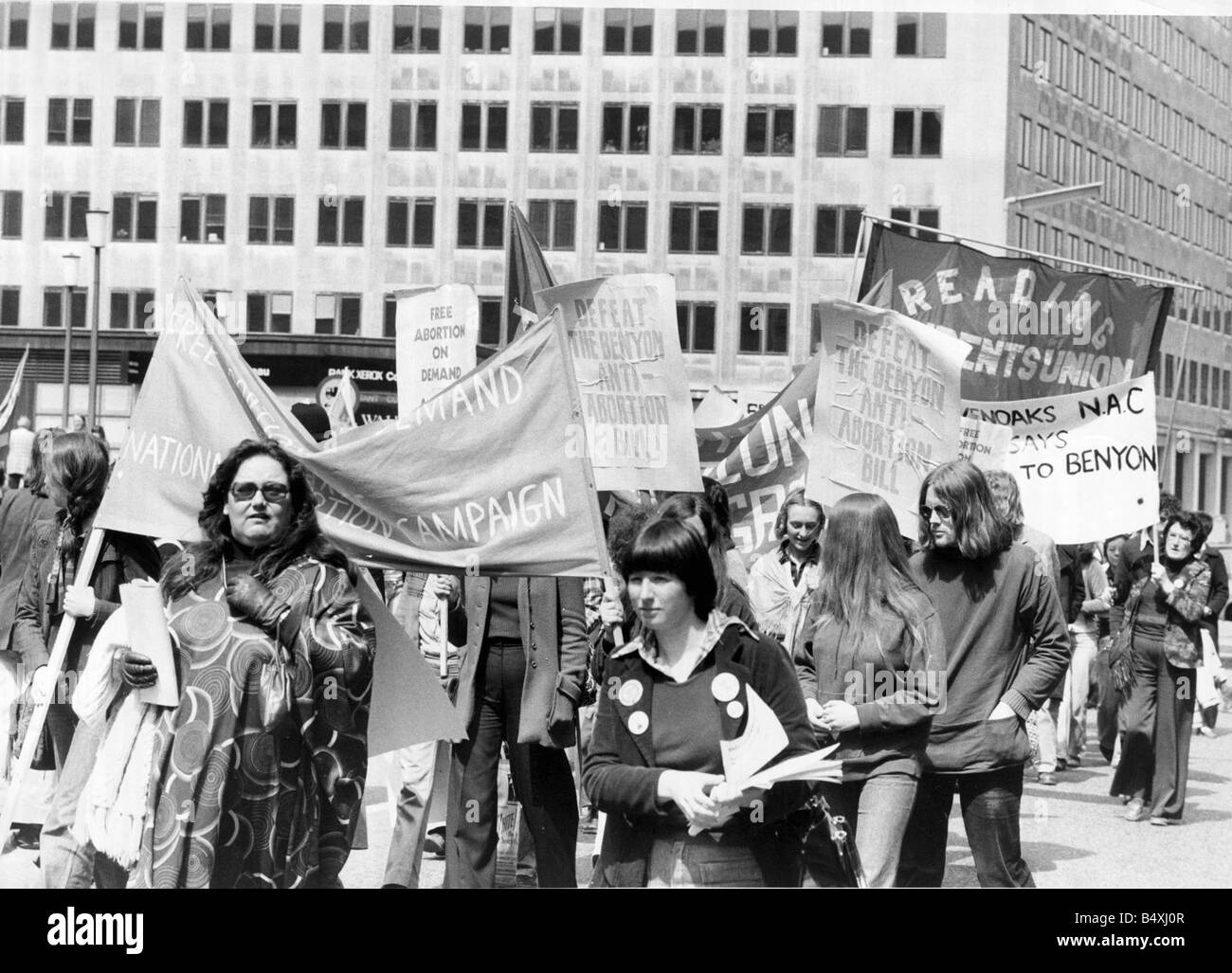 1970s women protest hi-res stock photography and images - Alamy