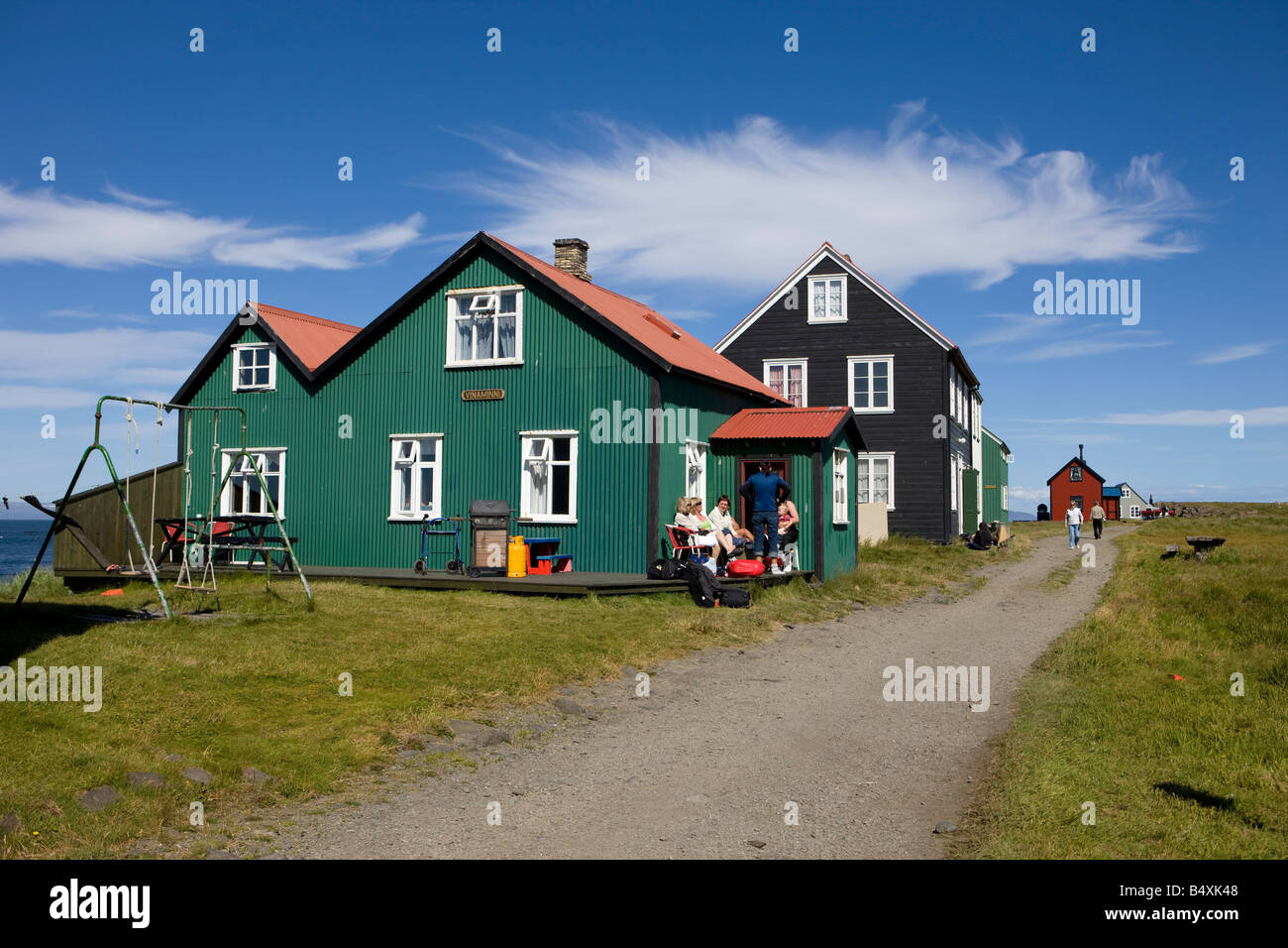 From the island Flatey in Breidafjordur Iceland Stock Photo