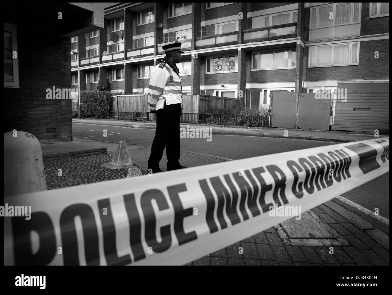 Billy Cox murder The Fenwick Estate North Clapham today. 15th February