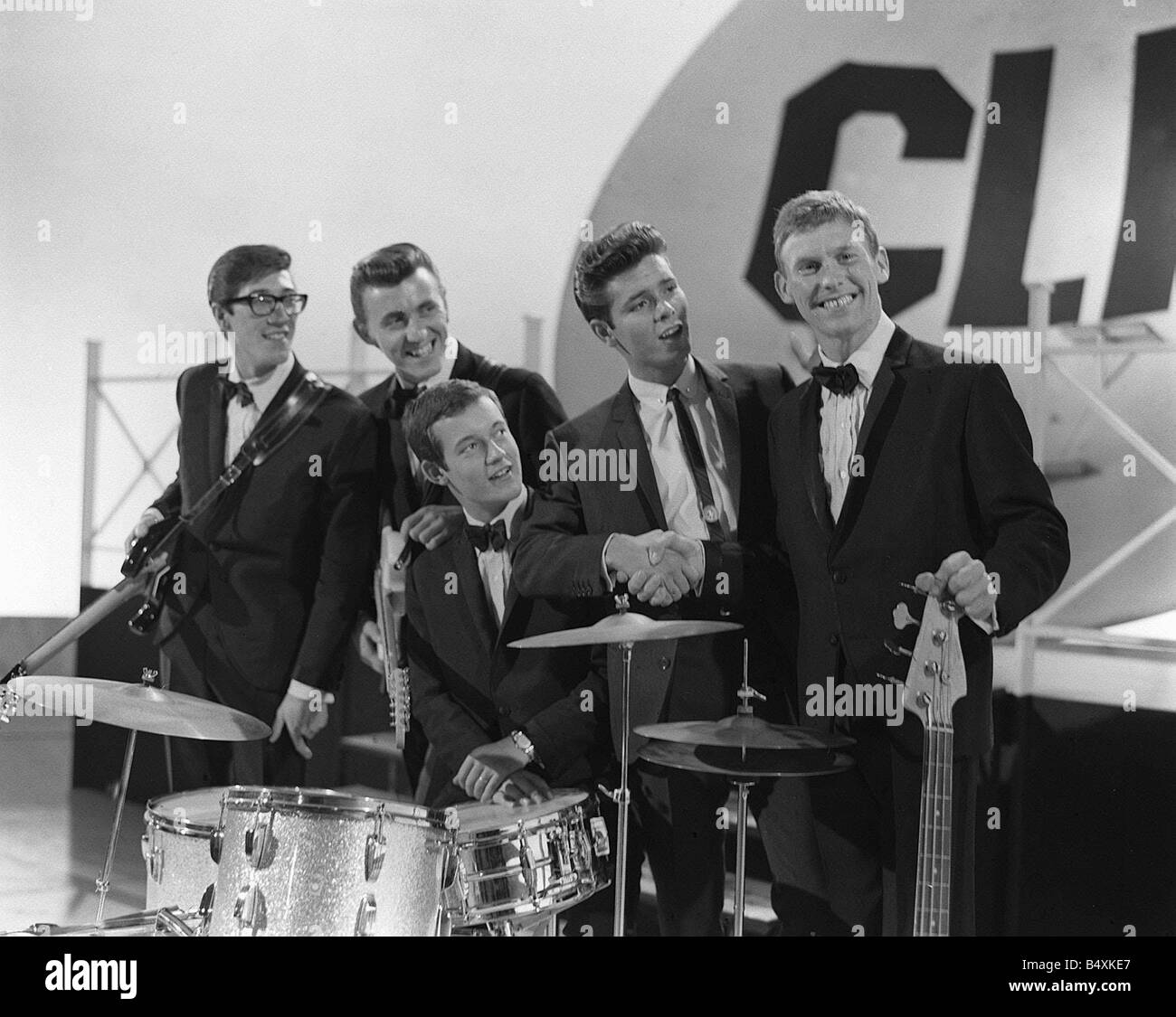 Cliff Richard and the Shadows October 1963 Music Stock Photo