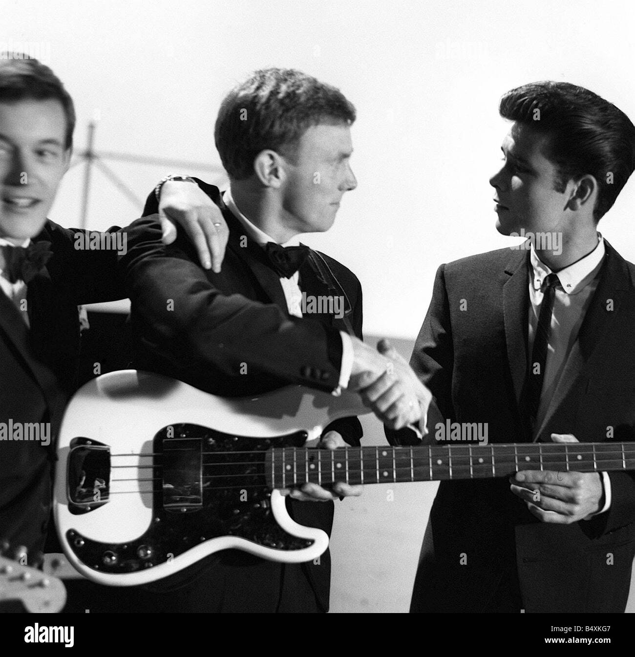 Cliff Richard and The Shadows Oct 1963 Music Stock Photo