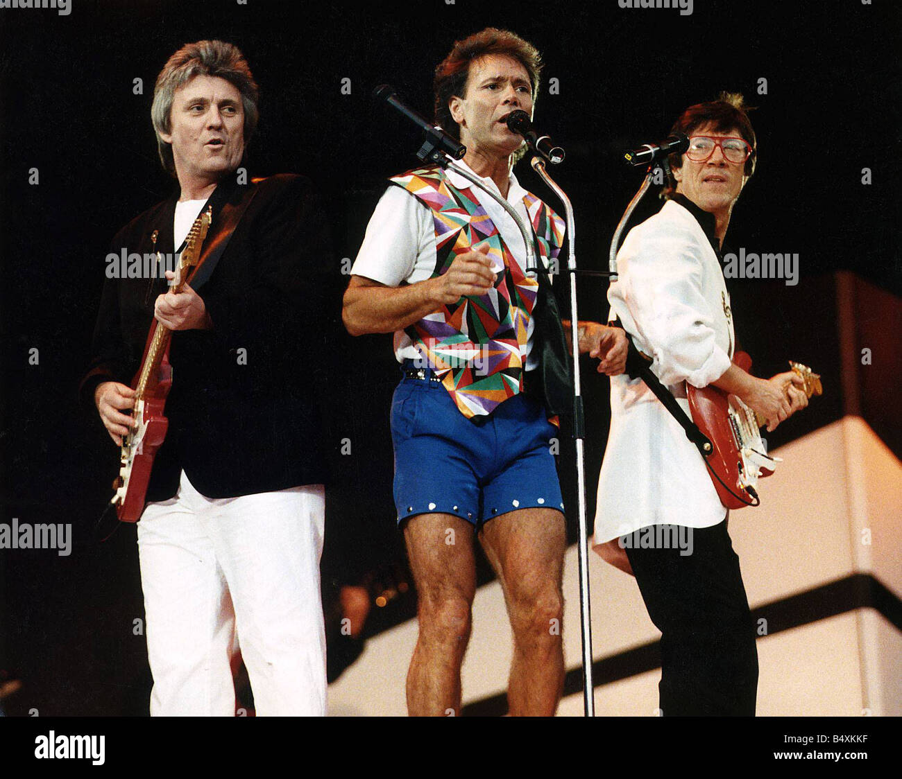 Cliff Richard The Shadows on stage Music Stock Photo
