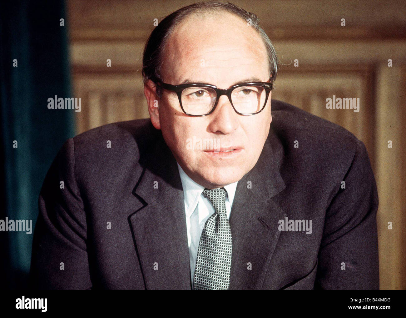 Roy Jenkins Chancellor of the Exchequer glasses Stock Photo Alamy