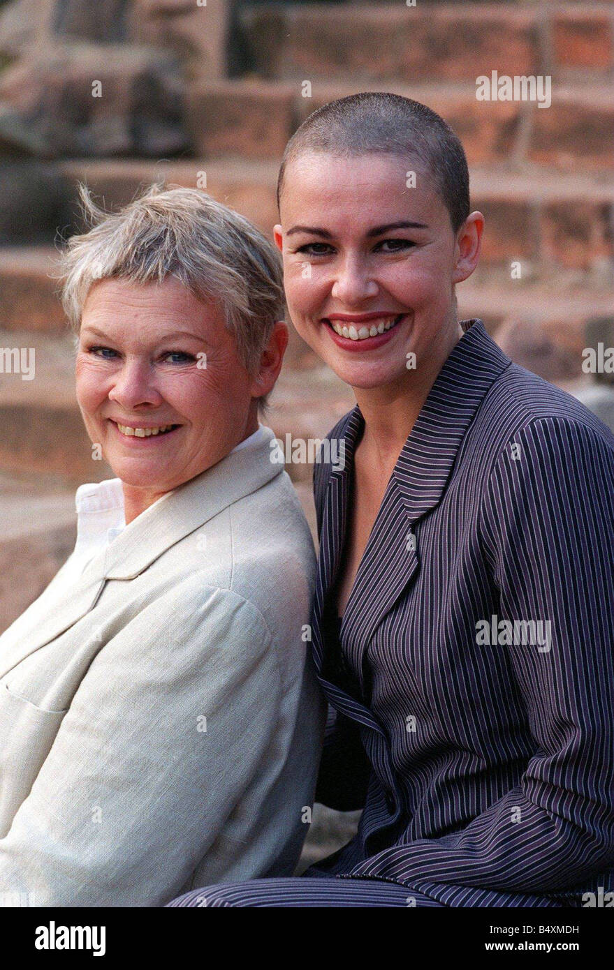 Dame Judy Dench with Julie Graham BBC Photocall Stock Photo Alamy