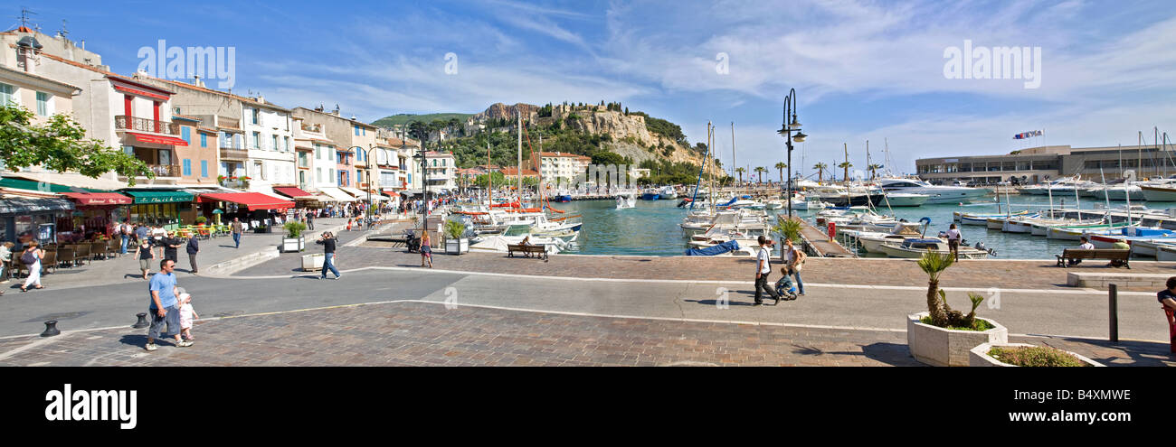 Cassis harbour Côte d'Azur France Stock Photo