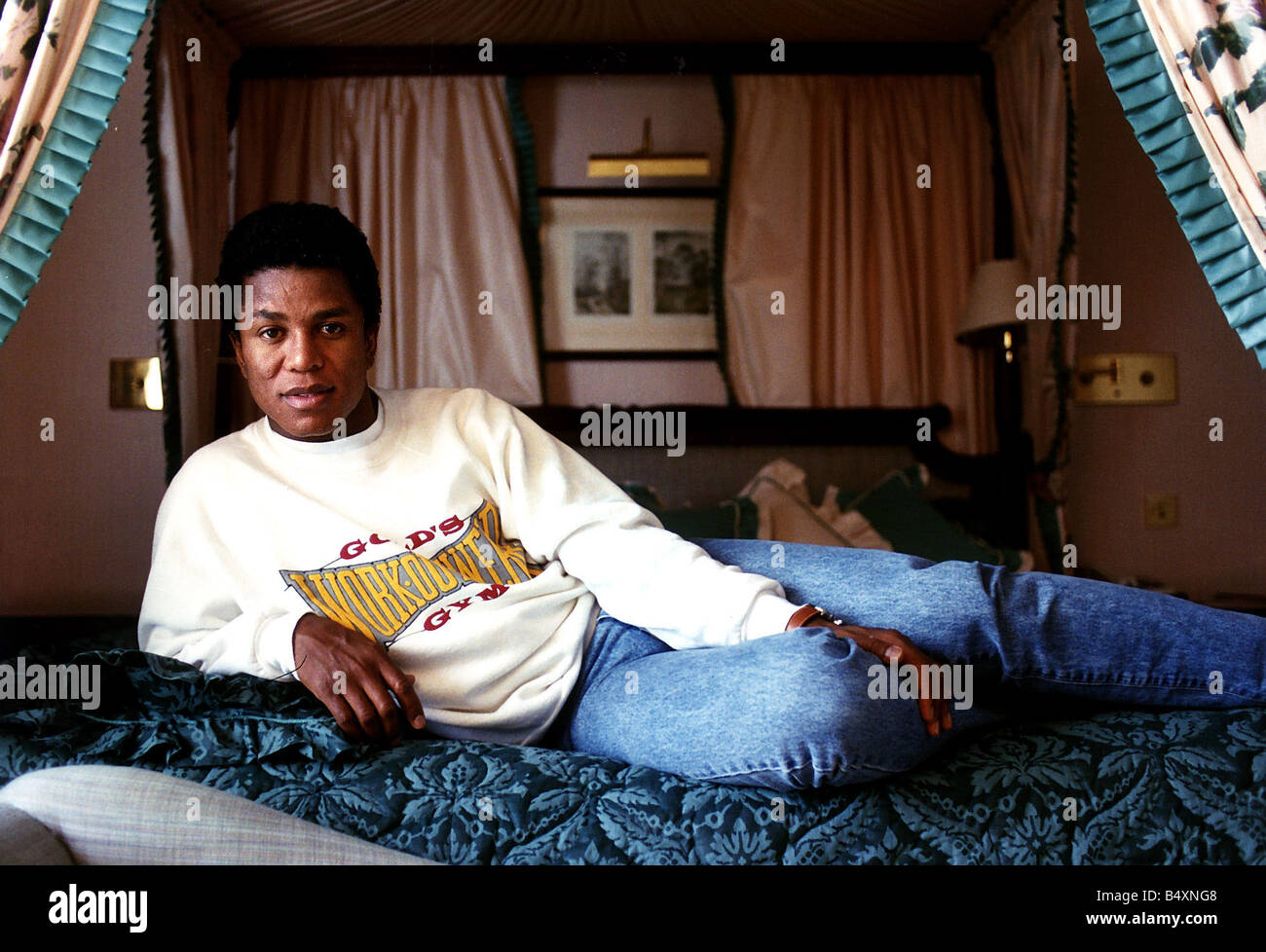 Jermaine Jackson Singer DBase Stock Photo - Alamy