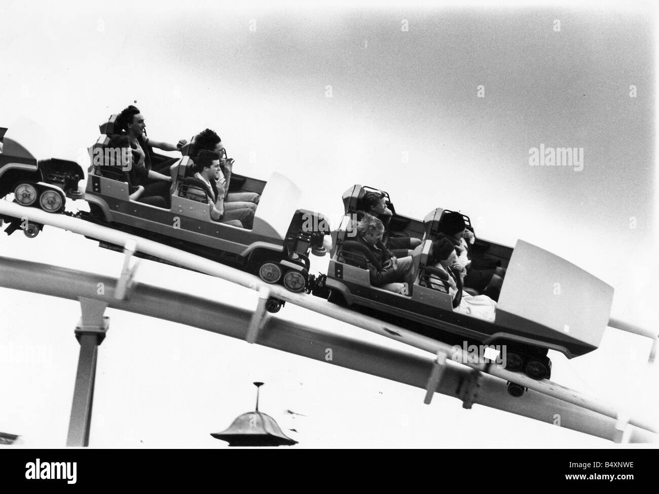 The Spanish City amusement park in Whitley Bay Holidaymakers enjoy the