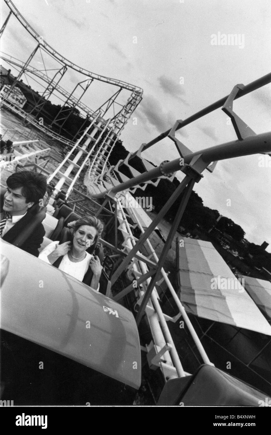 The Spanish City amusement park in Whitley Bay Holidaymakers enjoy the