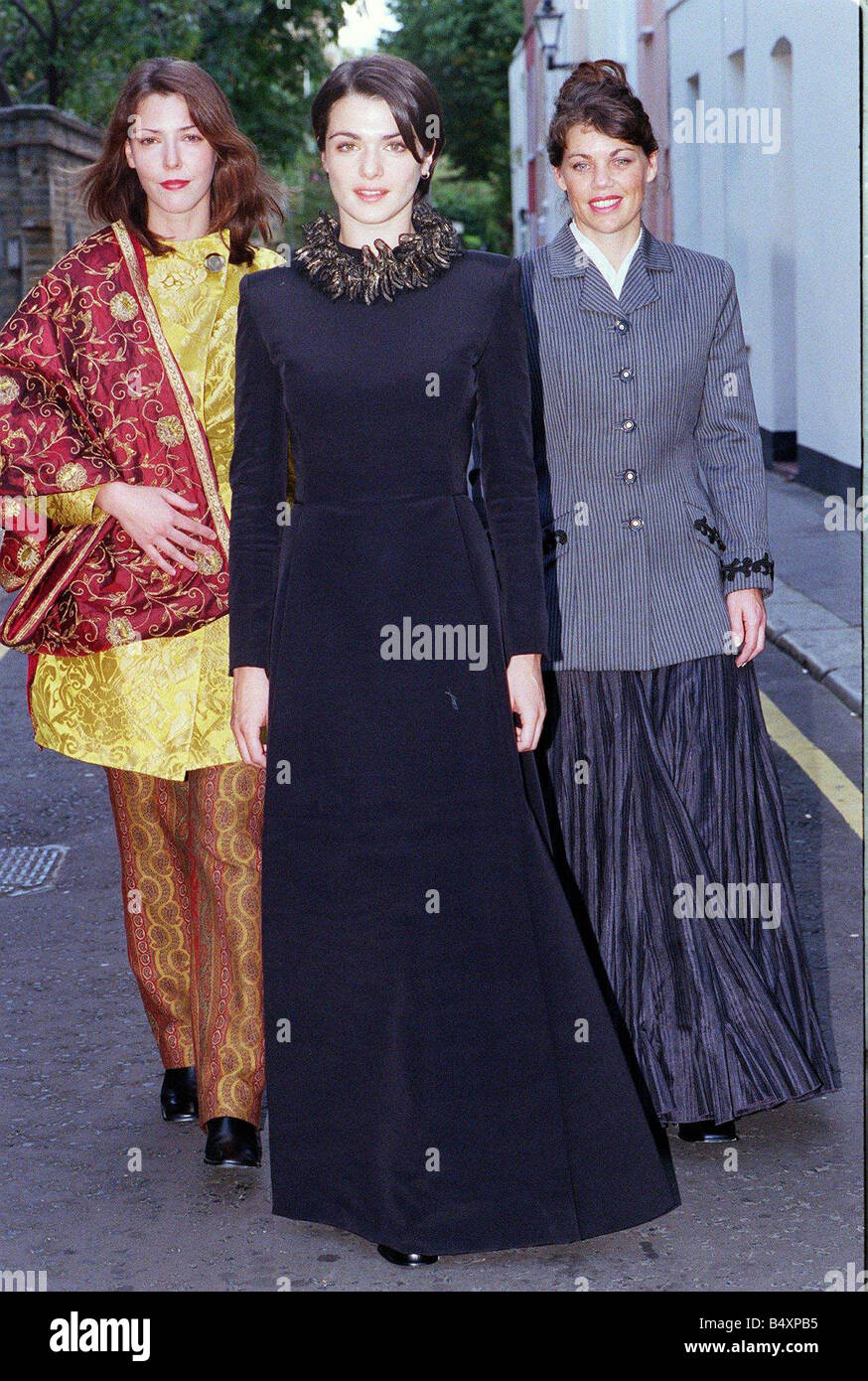 Rachel Weisz Mummy star September 1999 swapped bandages for gladrags as she made her catwalk debut for charity at Butler Wilson Stock Photo