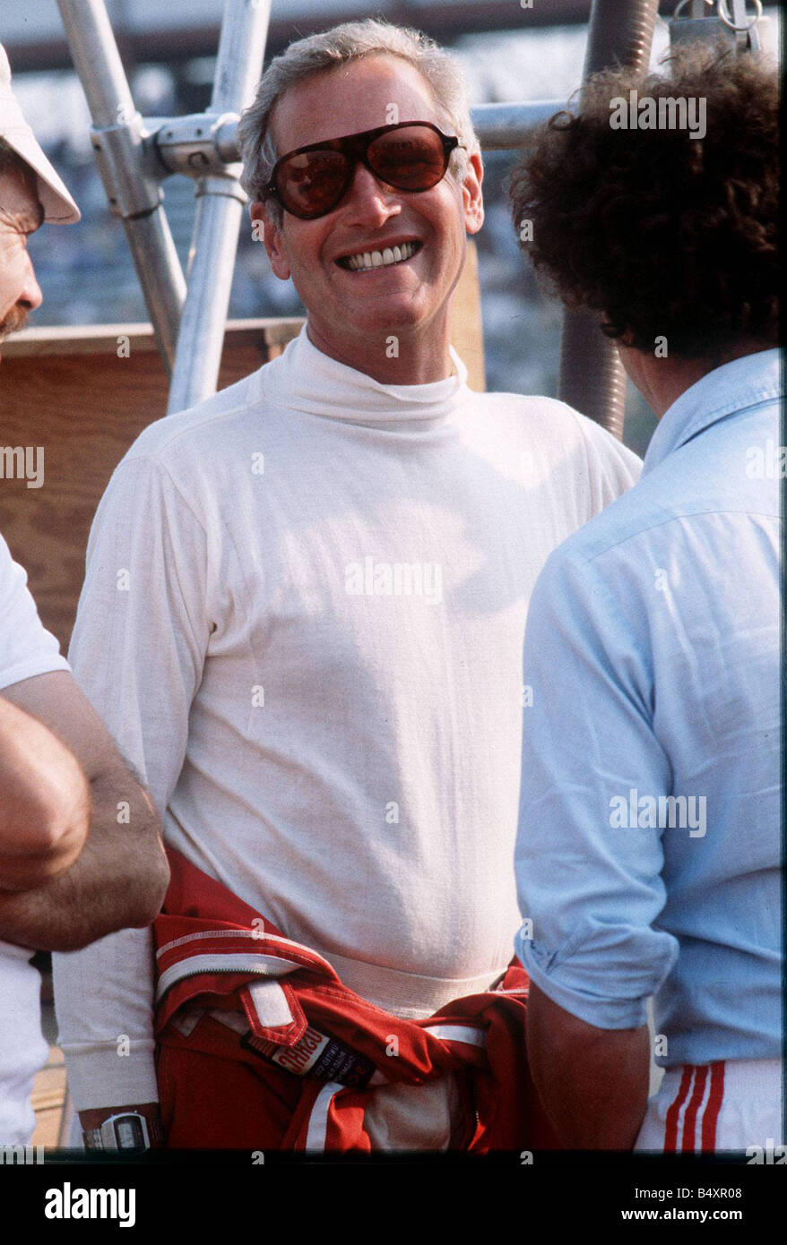 Paul Newman actor Car Racing at Riverside Los Angeles Stock Photo Alamy