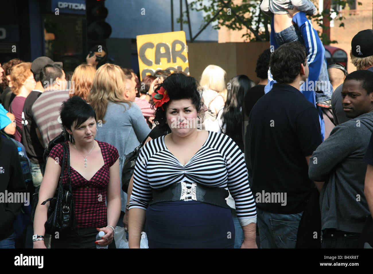 Punk girl walking hi-res stock photography and images - Alamy