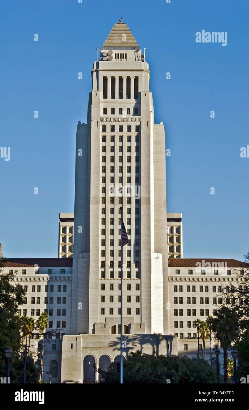 Los Angeles City Hall, center of the government of the city of Los Angeles Stock Photo