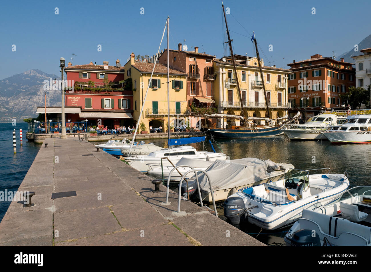malcesine, lake garda, italy Stock Photo Alamy