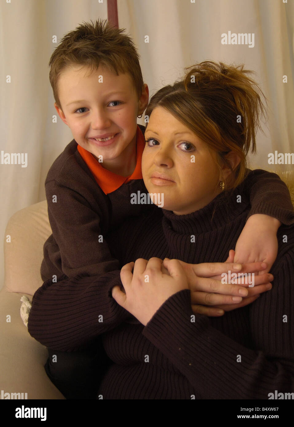 Jacob Murphy aged 5 at home in Brighouse West Yorkshire His mum Susan Murphy died after weight