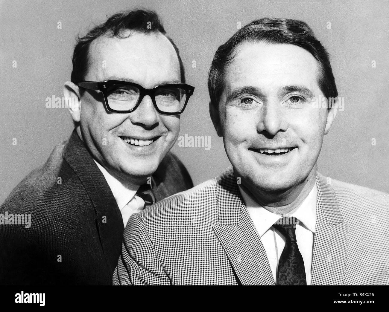 Morecambe Wise comedians Eric Morecambe Ernie Wise Stock Photo