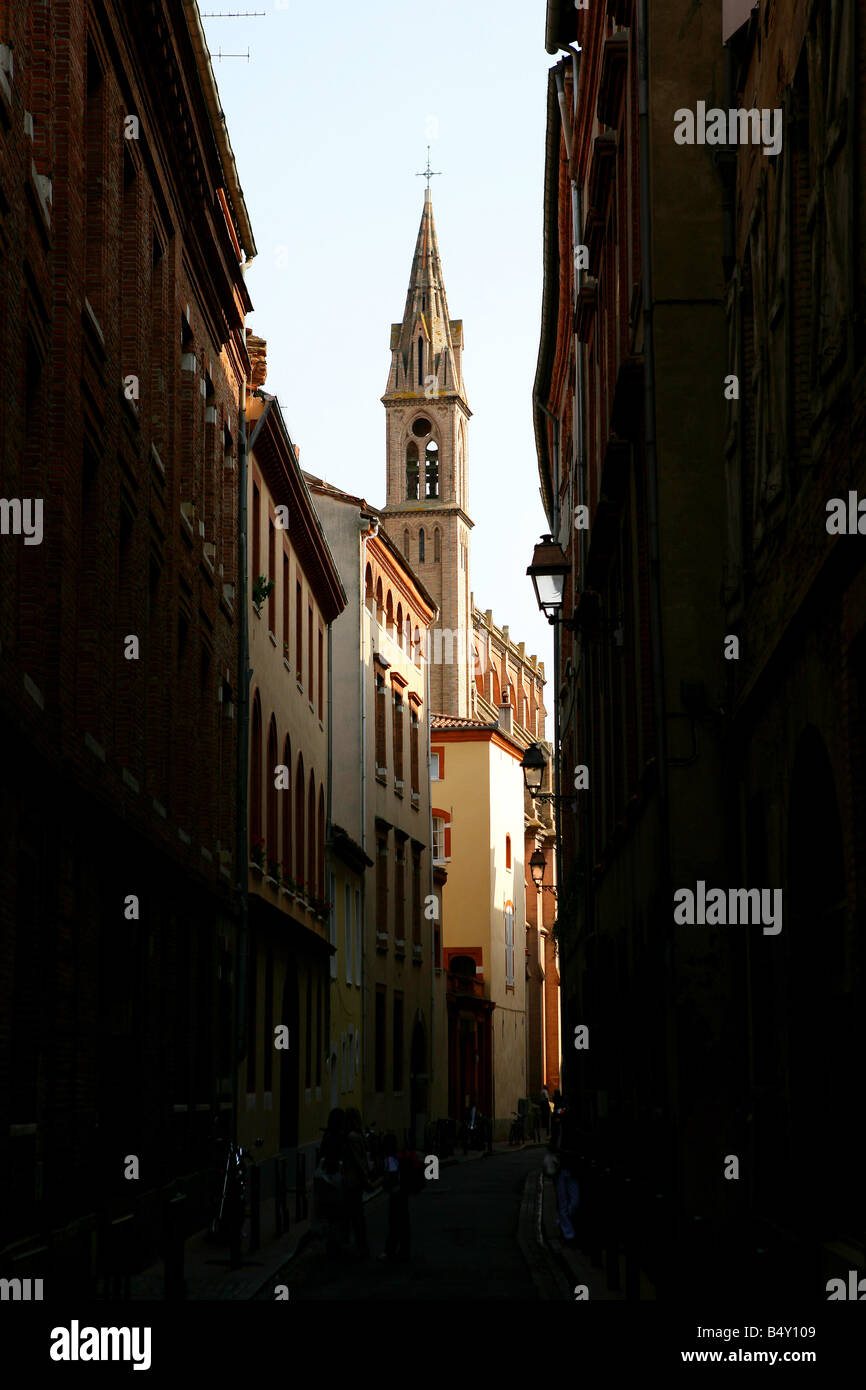 Church against clear sky Stock Photo