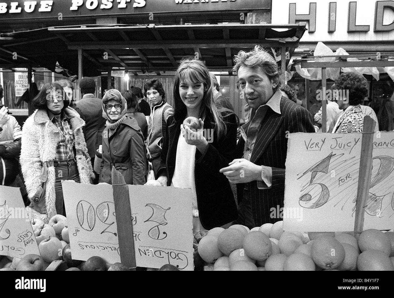 Jane Birkin and Serge Gainsbourg April 1977 Arrived in London and went ...