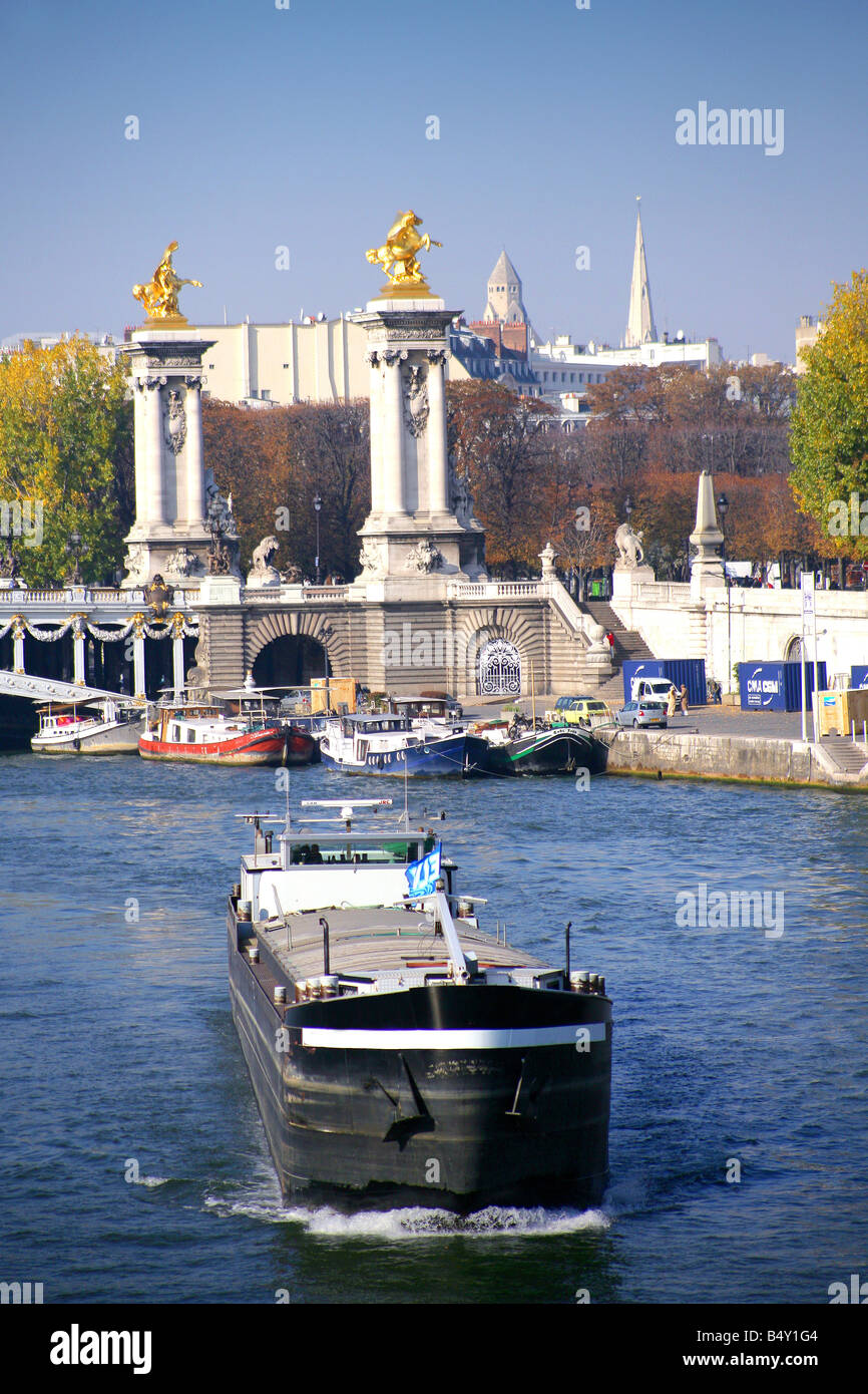 The Seine river Stock Photo