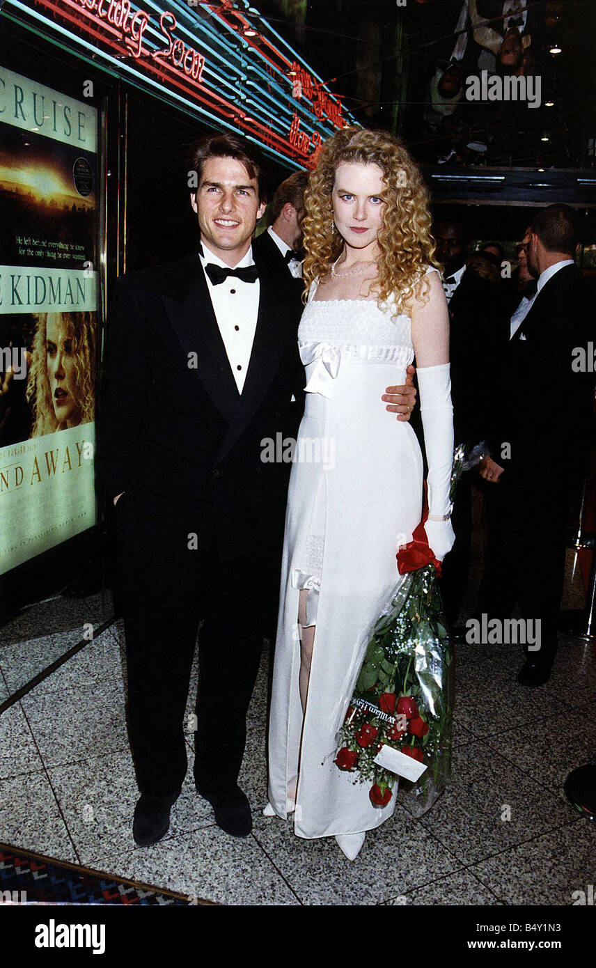 Tom Cruise and Nicole Kidman attending London premier of Far and Away Stock  Photo - Alamy