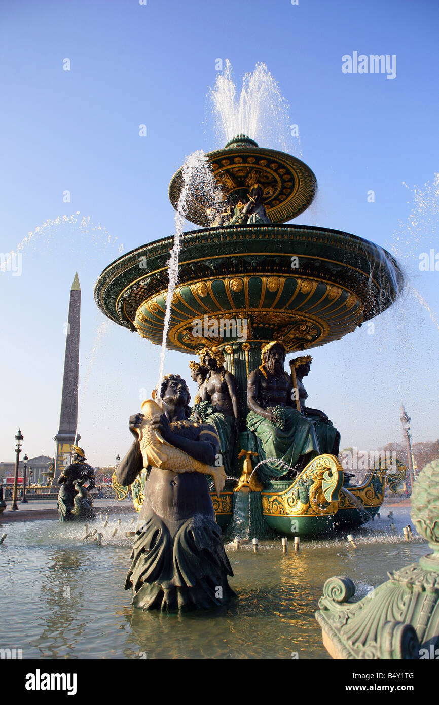 La Concorde place Stock Photo Alamy