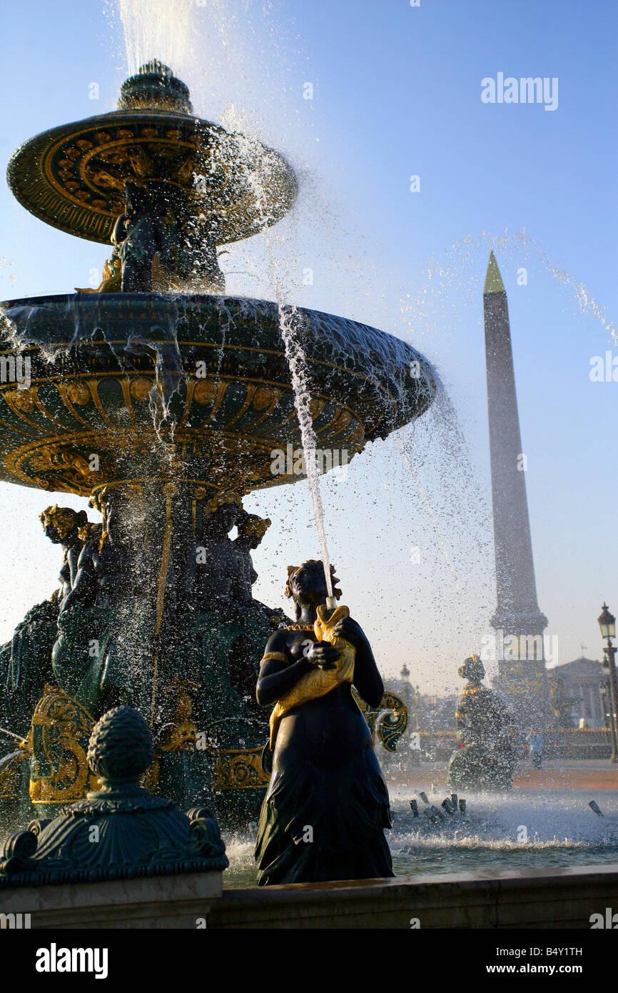 La Concorde place Stock Photo Alamy