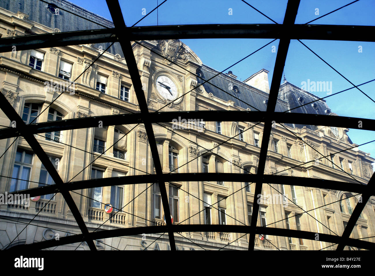 StLazare train station Stock Photo Alamy
