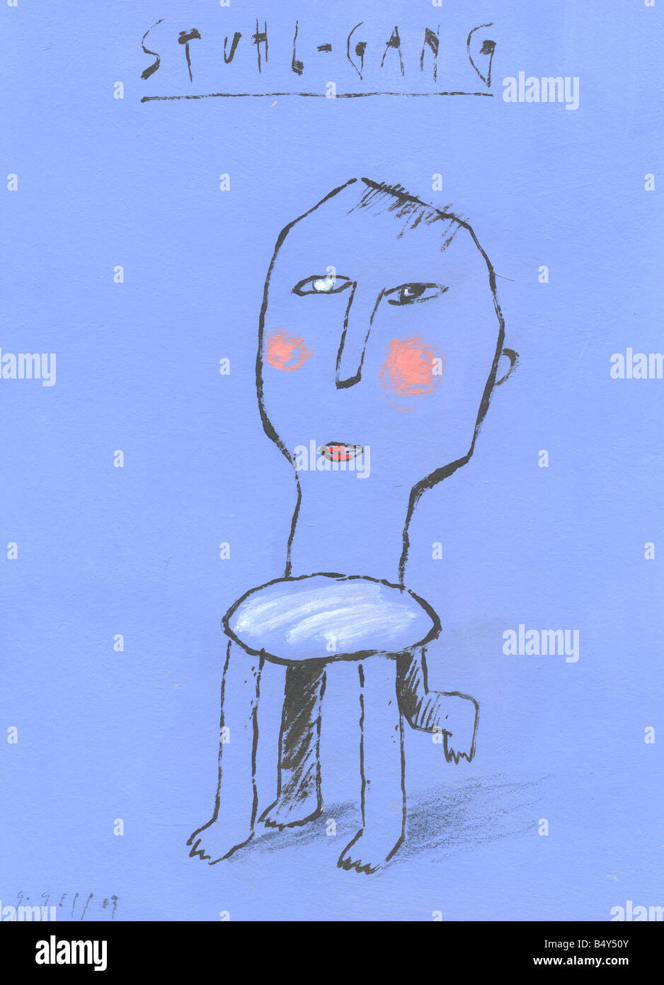 Stuhlgang Stock Photo